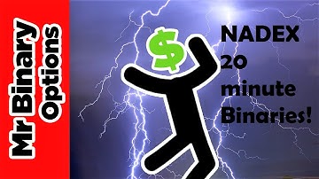 Nadex 20 minute Binary trading.  How to