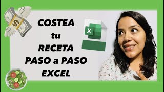 💸🤑Como SACAR COSTOS de RECETAS PASO a PASO en EXCEL 📊💻 screenshot 3