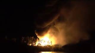 Fire at Devil's Gap cottages