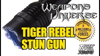 100 Mill V TIGER X Rebel Tiger USA Xtreme Stun Gun Flashlight