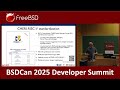 CHERI Upstreaming WGFuture Planning by Brooks Davis | June 2025 FreeBSD Developer Summit