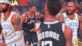 Russell Westbrook Joins the LA Clippers! | NBA 2K23 | Lakers vs. Clippers