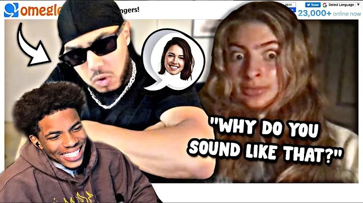 THE BEST YOUTUBER!!! | Omegle but my VOICE Doesn't Match MY FACE