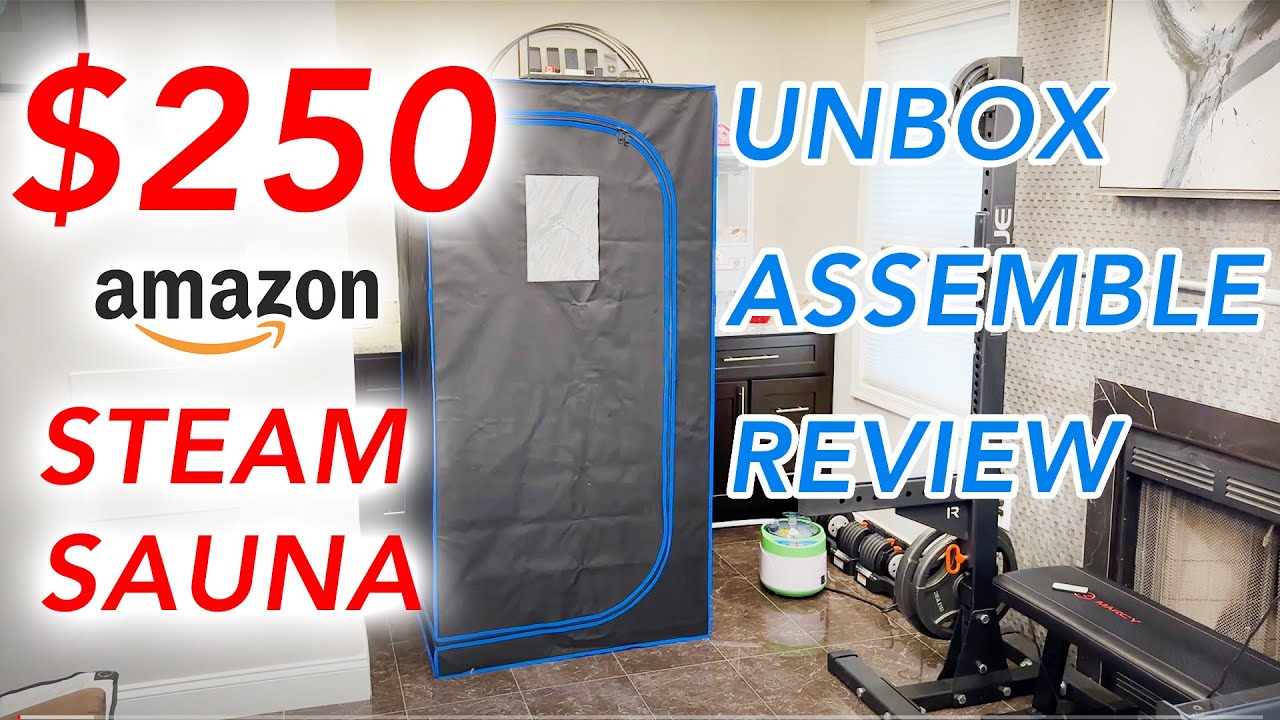 SereneLife Portable Steam Sauna Room Unboxing, Assembly, Review (DIY