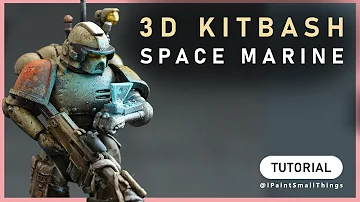 3D Kitbash | Sand Shrike Space Marine