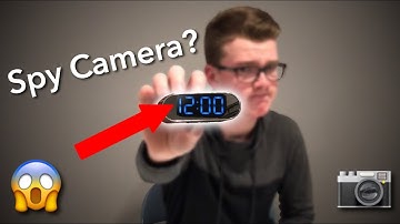 This Clock Is A Spy Cam...
