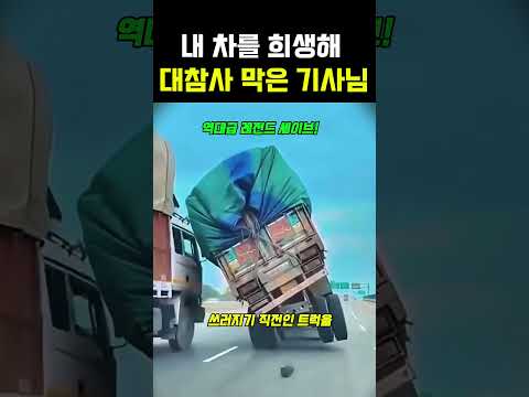 내차를 희생해 대참사 막은 기사님 #감동 #감동사연 thumbnail
