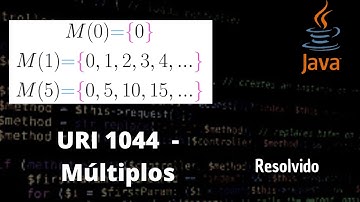 Múltiplos (URI 1044) - Exercício resolvido Java - Beecrowd