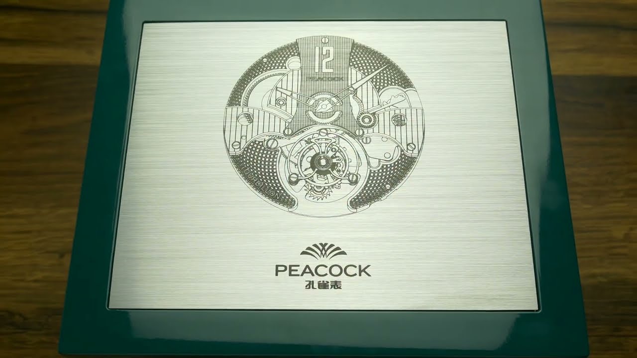 Peacock Black Hole Central Tourbillon Watch– Event Horizon Edition