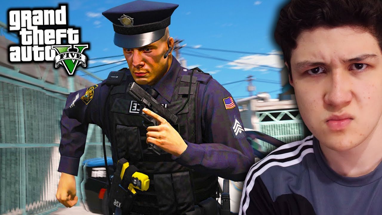 Soy POLICÍA en GTA 5!! Grand Theft Auto V - GTA V Mods 