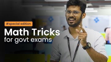 Aptitude Made Easy - Mathematics Tricks for Govt Exams #specialedition