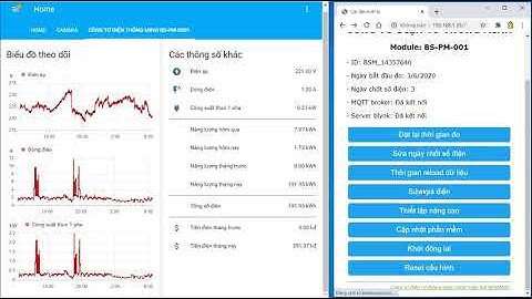 Công tơ điện tử thông minh theo dõi chỉ số điện qua điện thoại