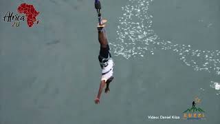 Bungee Jumping At The River Nile In Uganda