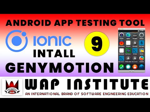Ch-9 Ionic android emulator | Install Genymotion In Ionic | Run Ionic App In Genymotion