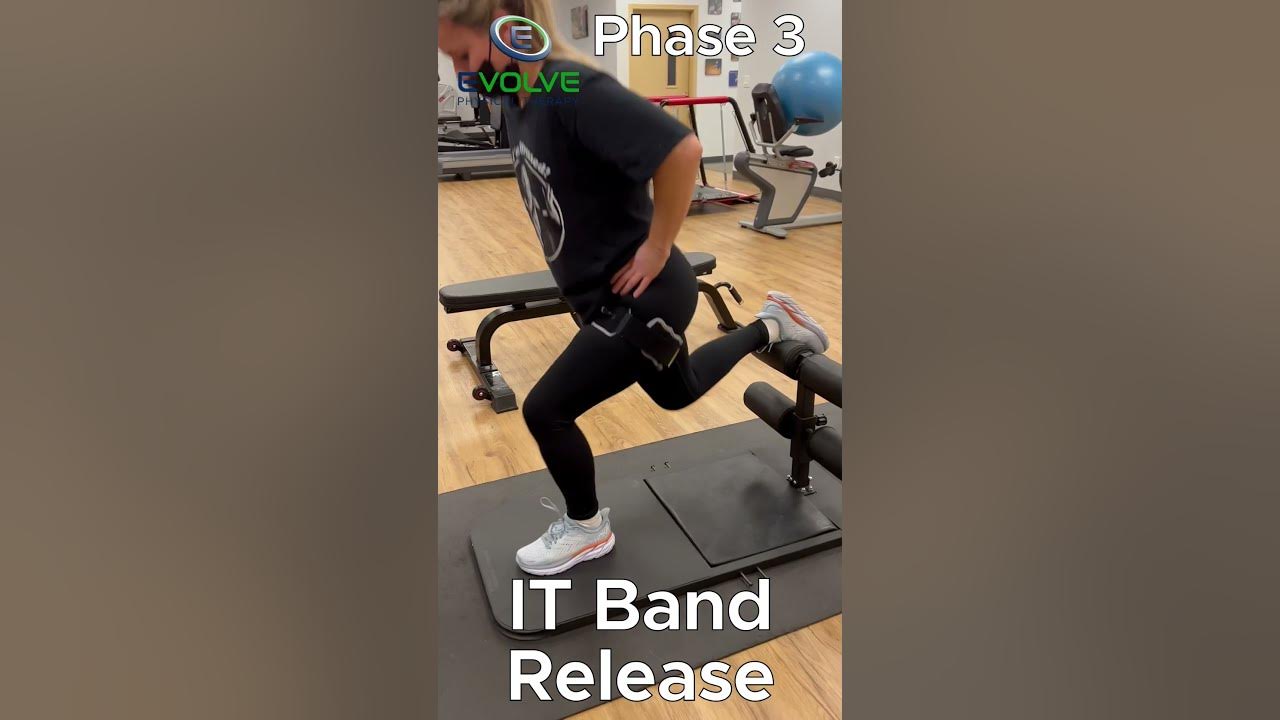 Hip and knee surgery recovery iliotibial it band release leg