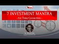 7 investment mantra for time correction