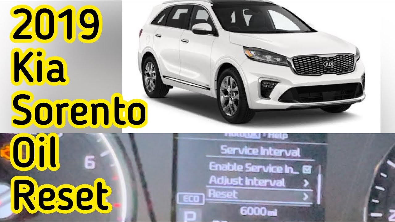 2019 Kia Sorento Oil Reset, *Service Interval Reset* - YouTube