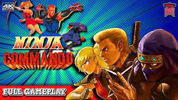 Ninja Commando (Neo Geo CD)(1992) Full Gameplay in 4K / 60FPS #RERTO GAMING INDIAN