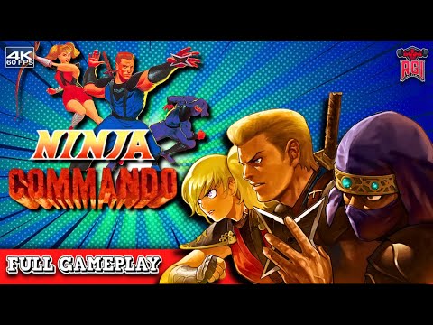 Ninja Commando (Neo Geo CD)(1992) Full Gameplay in 4K / 60FPS #RERTO GAMING INDIAN