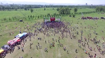 Залп красок. Фестиваль "Зеленый". Красноярск -2017