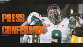 Brevin Jordan Postgame Presser | 12.05.20