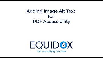 Tagging Images and Adding Alt Text for PDF Accessibility