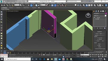 How to Extrude wall in 3ds max After import a Autocad file