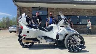 All Things Chrome Not for sale Cam-am spyder 20” Tornado Wheels all the way around! 615-431-2294