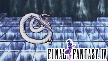 Final Fantasy IV Pixel Remaster - DARK ELF/DRAGON Boss Fight!