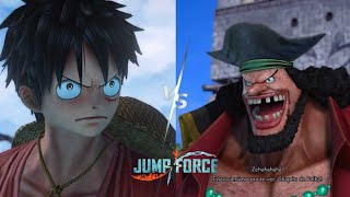 One Piece to Gear 4: Luffy x Barba Negra  O Confronto Yonkou em Jump Force