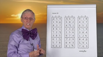 Sudoku for Kids  Lesson 18.   LCR Vertical Blocks.  Another important technique.