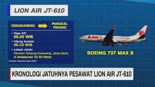 Kronologi Jatuhnya Pesawat Lion Air JT-610