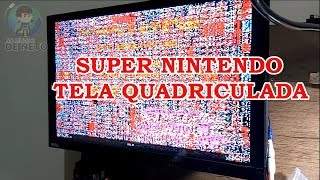 SUPER NINTENDO TELA QUADRICULADA