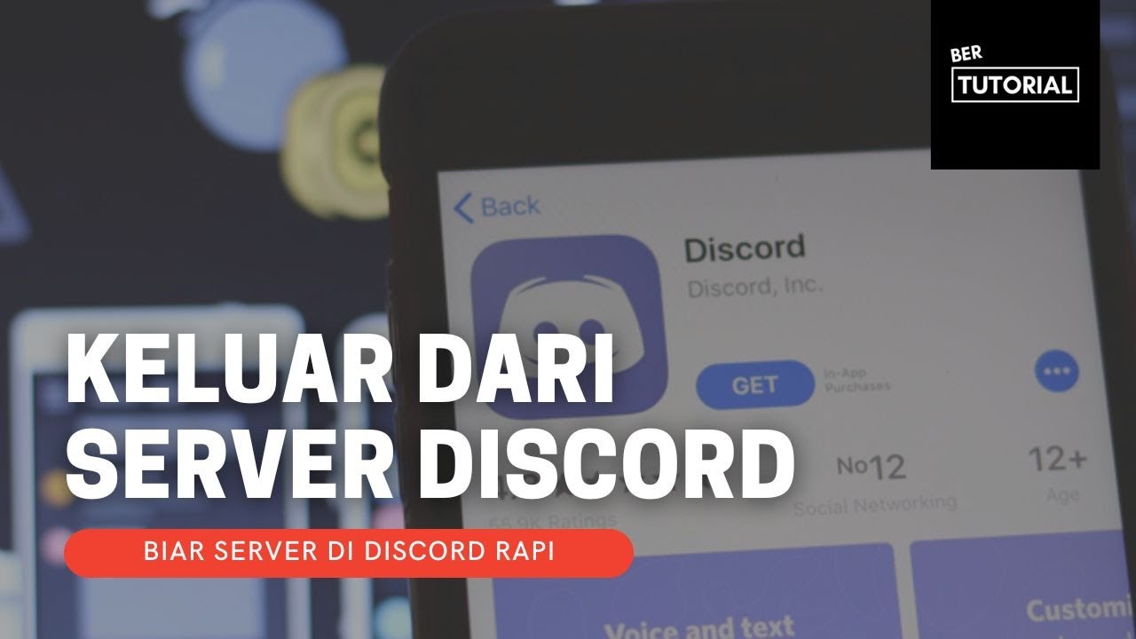 Keluar dari server Discord