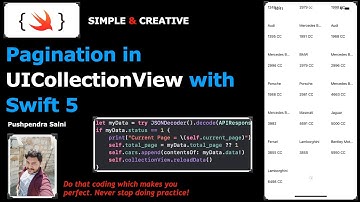 Pagination in UICollectionView with Swift 5