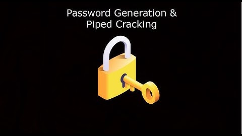 Crunch - Password Wordlist Generation & Piped Cracking (Kali-Linux)