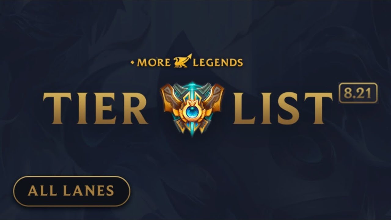 MoreLegends Tier List Patch 8.21