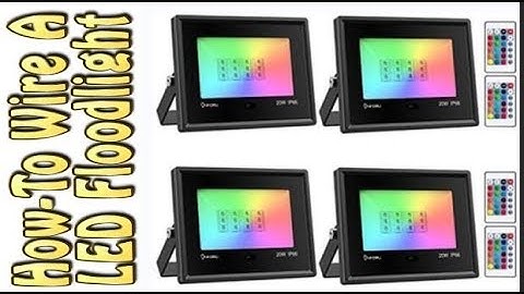 How-To Wire A LED Floodlight