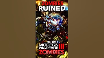 Modern Warfare 3 Ruined Zombies! #callofduty #shorts
