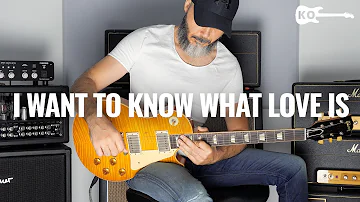 Foreigner - I Want to Know What Love Is - Guitar Cover by Kfir Ochaion - Gibson Custom Murphy Lab