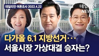 다가오는 6.1 지방선거... 서울시장·교육감 가상대결 결과는?