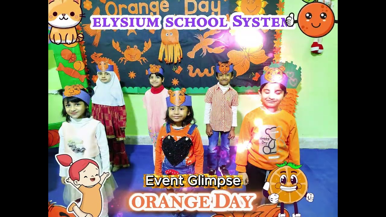 ORANGE DAY ACTIVITY at Elysium Montessori