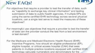CMS Webinar: EHR Incentives Stage 1 Deep Dive!