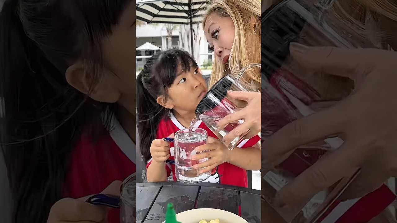 Refill Ninja: Appears Only When You Don’t Need Water 😑🤯 LeoNata family #shorts