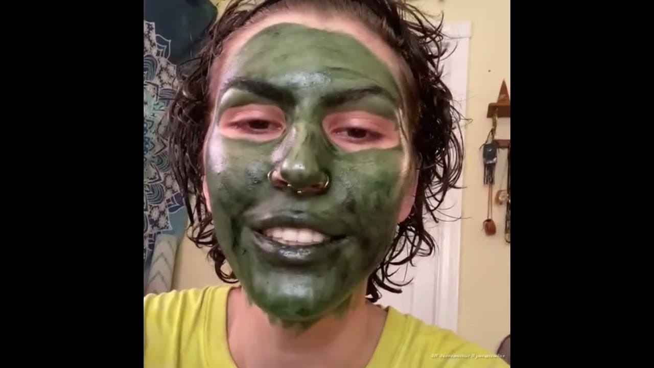 Неудачный опыт: маска для лица с хлорофиллом - YouTube