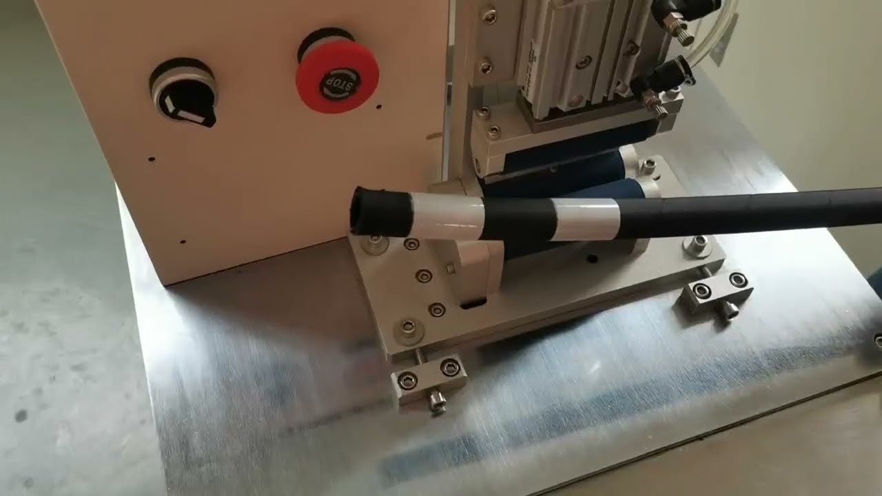 wrap around labels applicator for cables wire hose etc