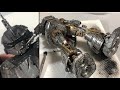 【ガンプラ改造】miniジオラマ、ガンプラ塗装、ウェザーリング、ダメージ加工で戦場を表現!「Diorama、How to make without using an airbrush」