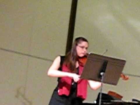 Carrie Ann playing Allegro from Hoffmeister in D m...