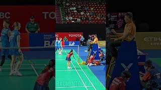Heartbroken 💔 Was that really in or out? 🤯💥  #badminton #shorts #bwf