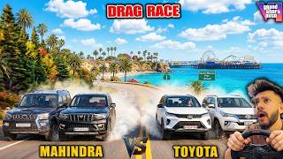 TOYOTA FORTUNER LEGENDER VS MAHINDRA SCORPIO N DRAG RACE & TOP SPEED TEST |ABHISHEKKZ GAMING